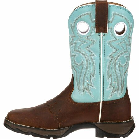 Durango Lady Rebel by Women's Powder n' Lace Saddle Western Boot, POWDER N LACE, M, Size 6 RD3471